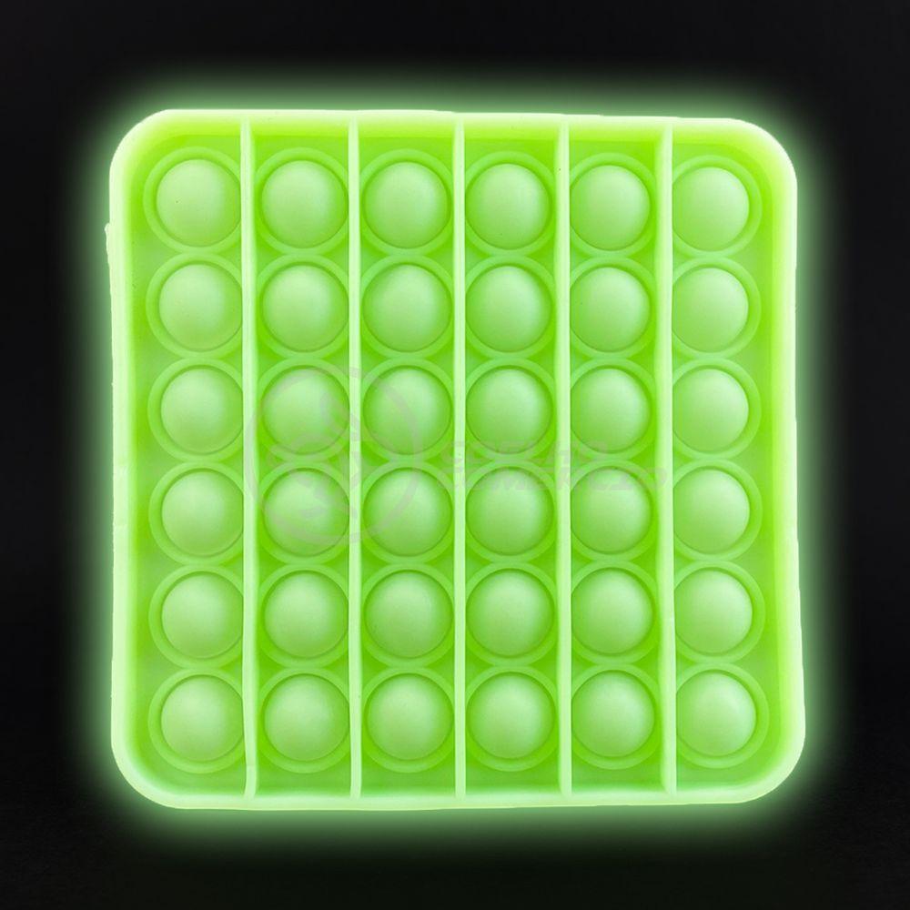 Pop It Brilha No Escuro Fluorescente Anti Stress Verde - 2