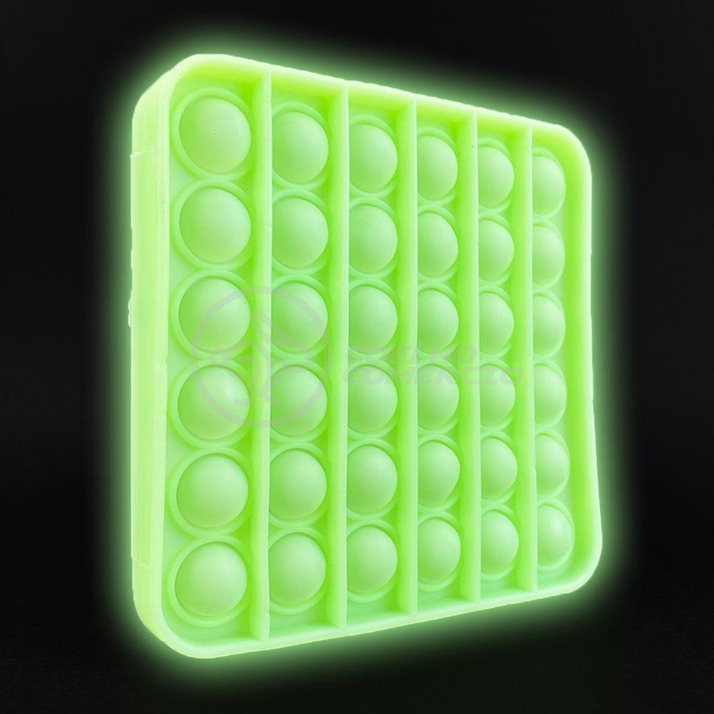 Pop It Brilha No Escuro Fluorescente Anti Stress Verde - 3