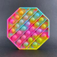 Pop It Tie Dye Anti Stress Amarelo, Azul E Rosa - 2