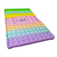 Tabuleiro Big Pop It Macarons Pastel Silicone Anti Stress - 6