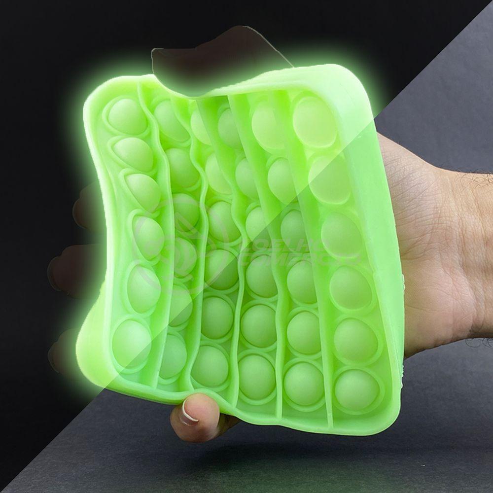 Pop It Brilha No Escuro Fluorescente Anti Stress Verde - 2