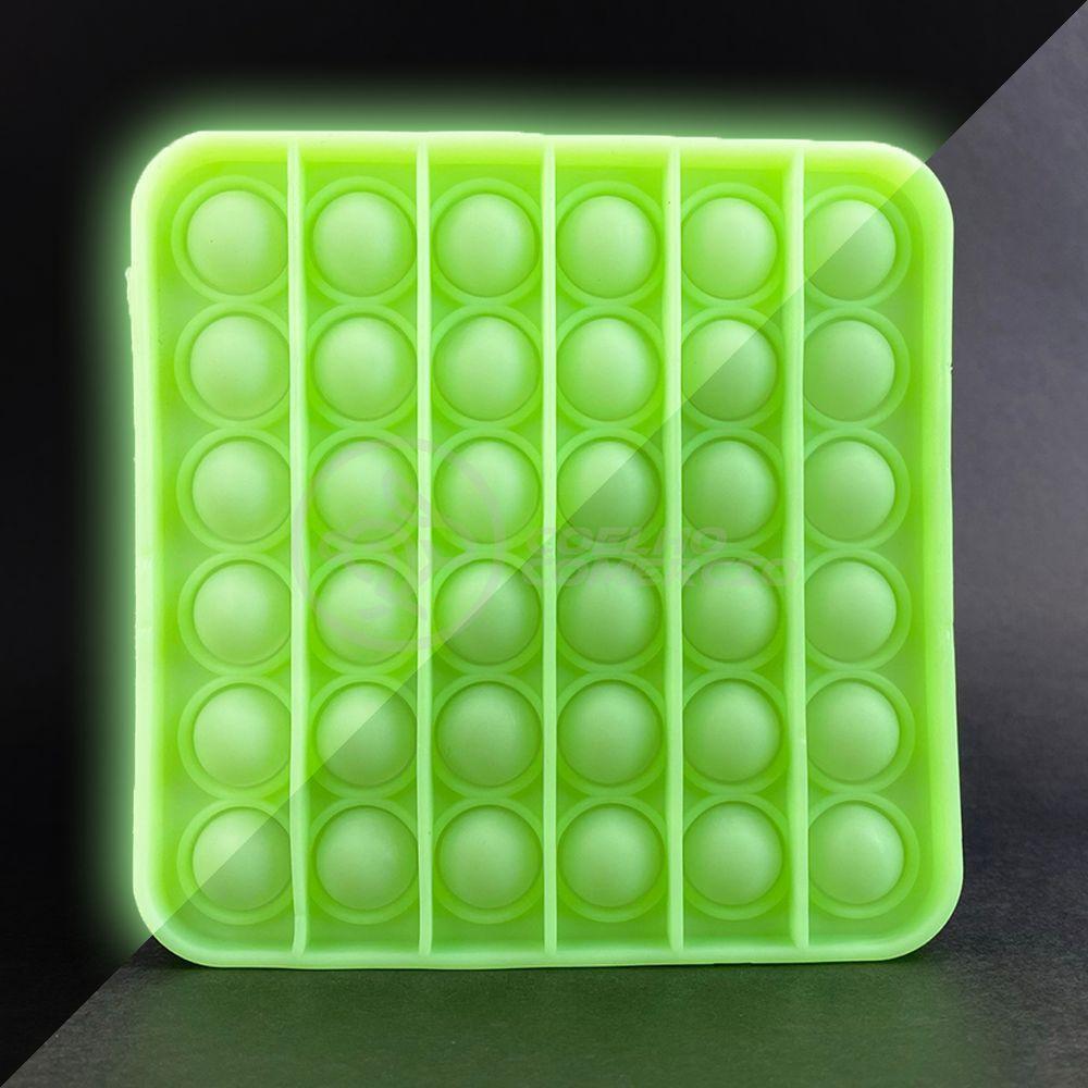 Pop It Brilha No Escuro Fluorescente Anti Stress Verde - 4