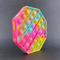 Pop It Tie Dye Anti Stress Amarelo, Azul E Rosa - 4