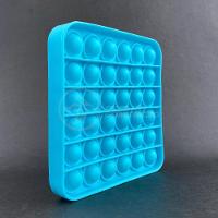 Pop It Quadrado Fidget Toy Anti Stress Ansiedade - Azul Nº10 - 3
