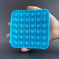 Pop It Quadrado Fidget Toy Anti Stress Ansiedade - Azul Nº10 - 4