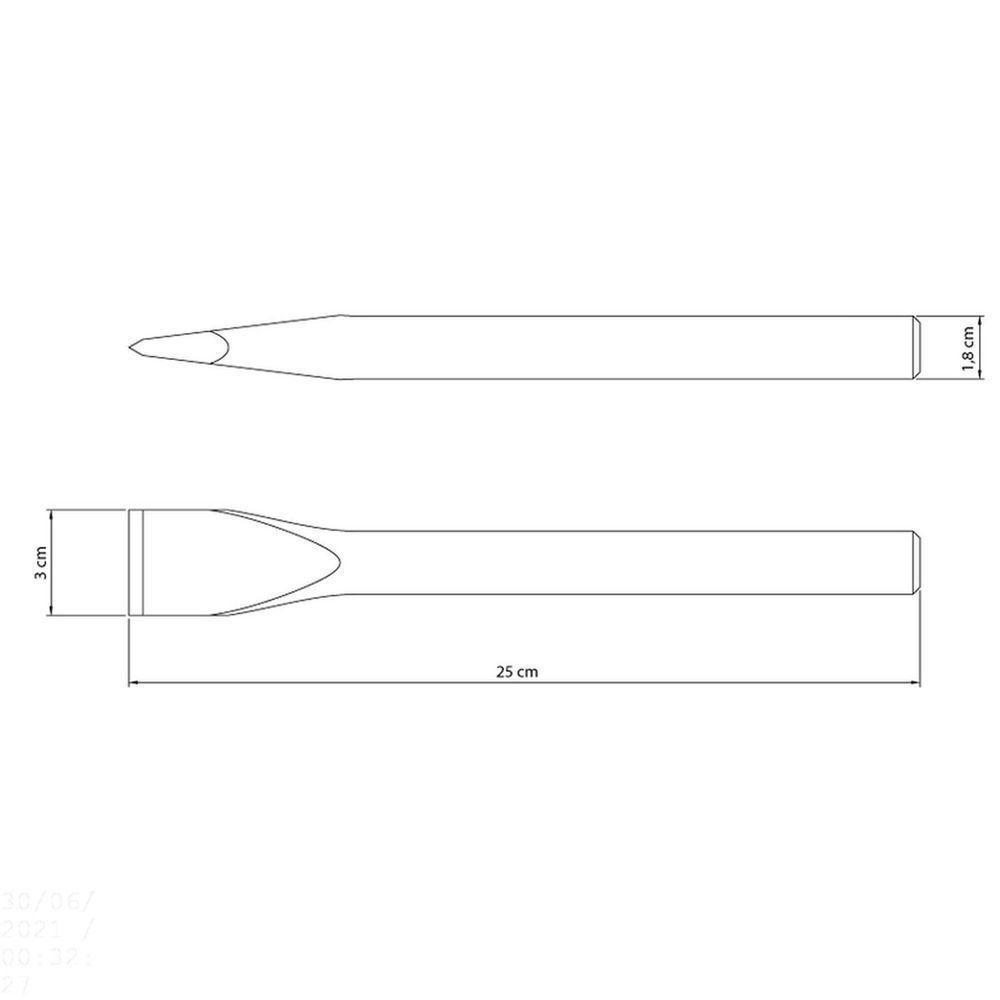 Talhadeira Redonda 10" Tramontina Com Corpo Em Aço Especial Tramontina - 8