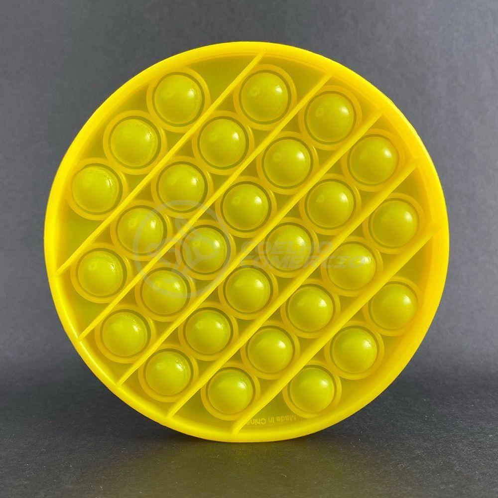 Pop It Circular Anti Stress Bolha Amarelo - 4