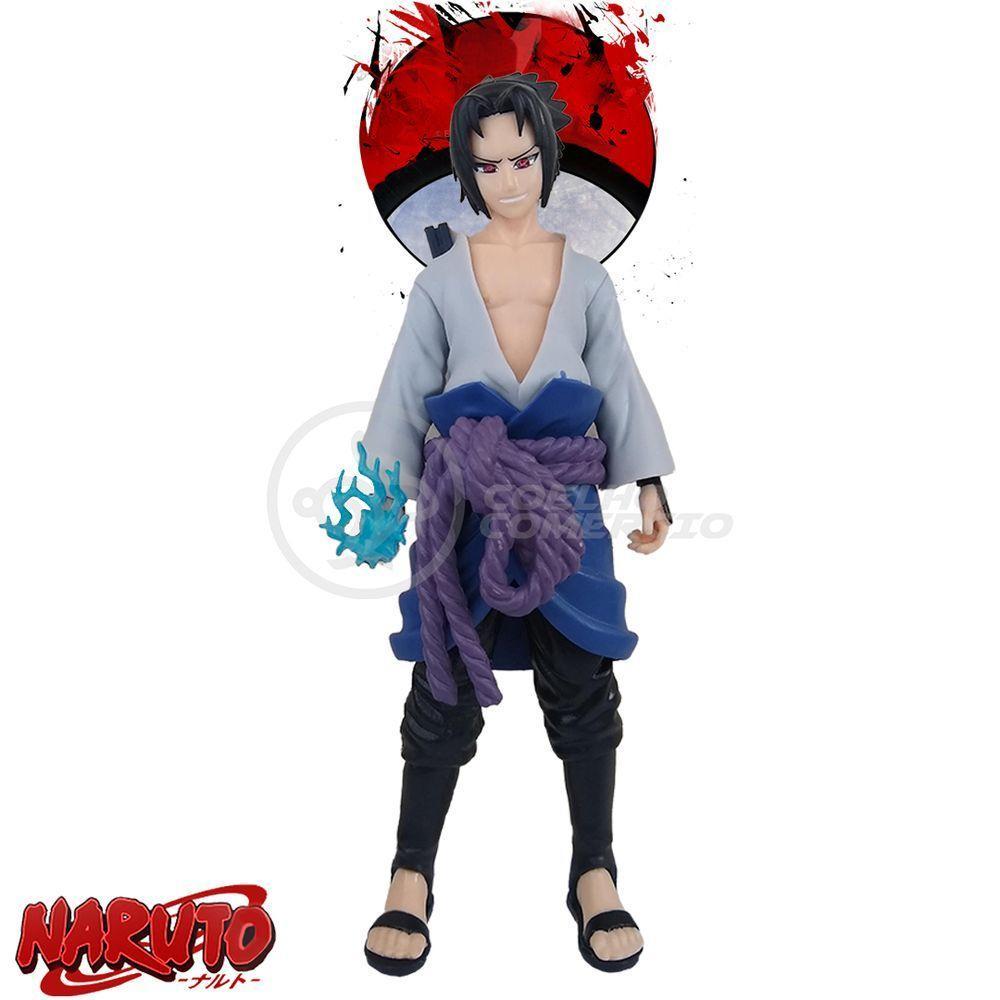 Brinquedo Action Figure Sasuke Uchiha Shippuden 18Cm - 1