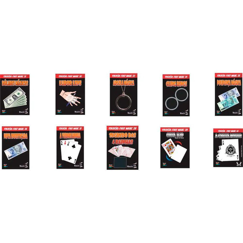 Conjunto Mágica Coleção Fast Magic 31 A 40 - 1