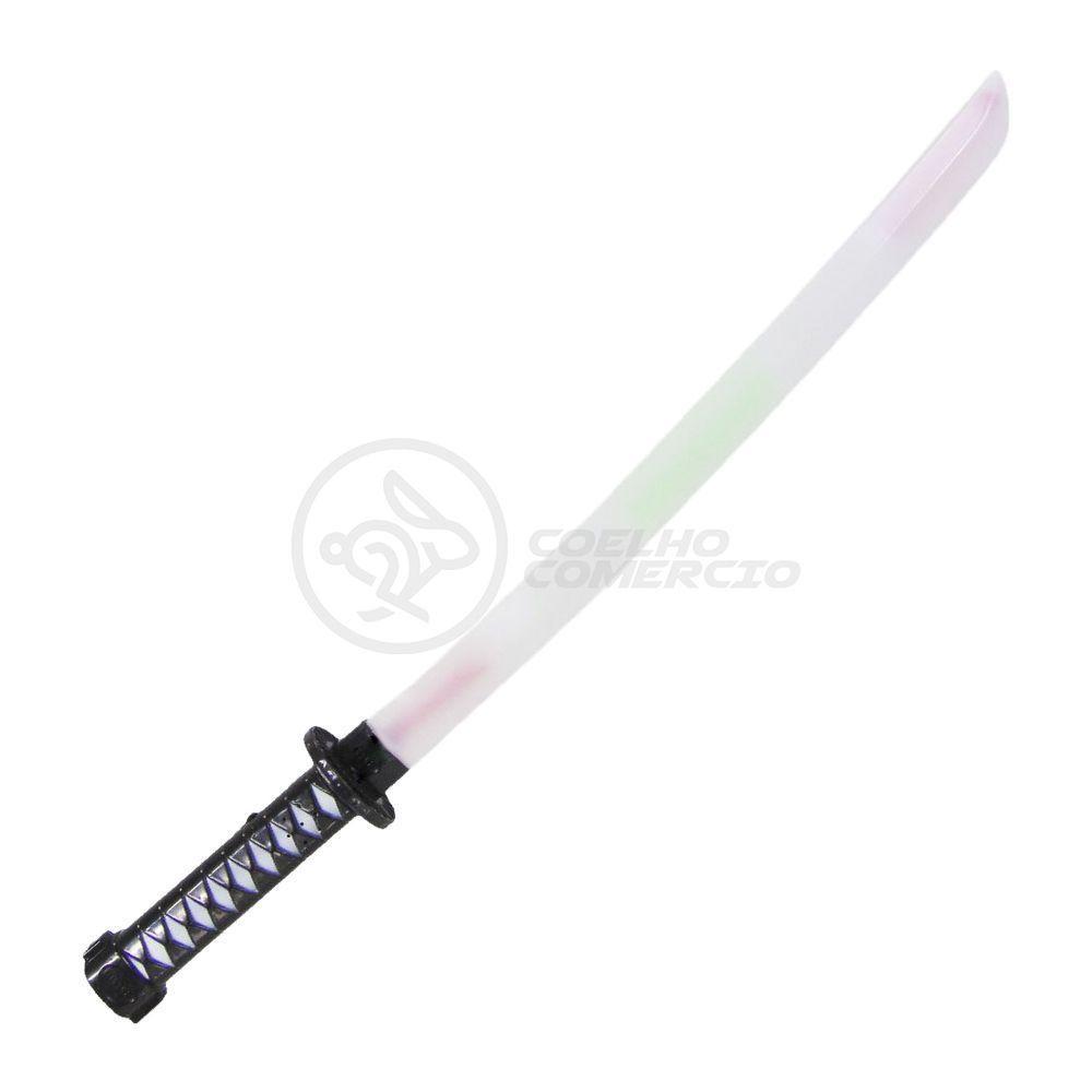 Sabre Ninja Brinquedo Som E Led Luz - Preto - 1