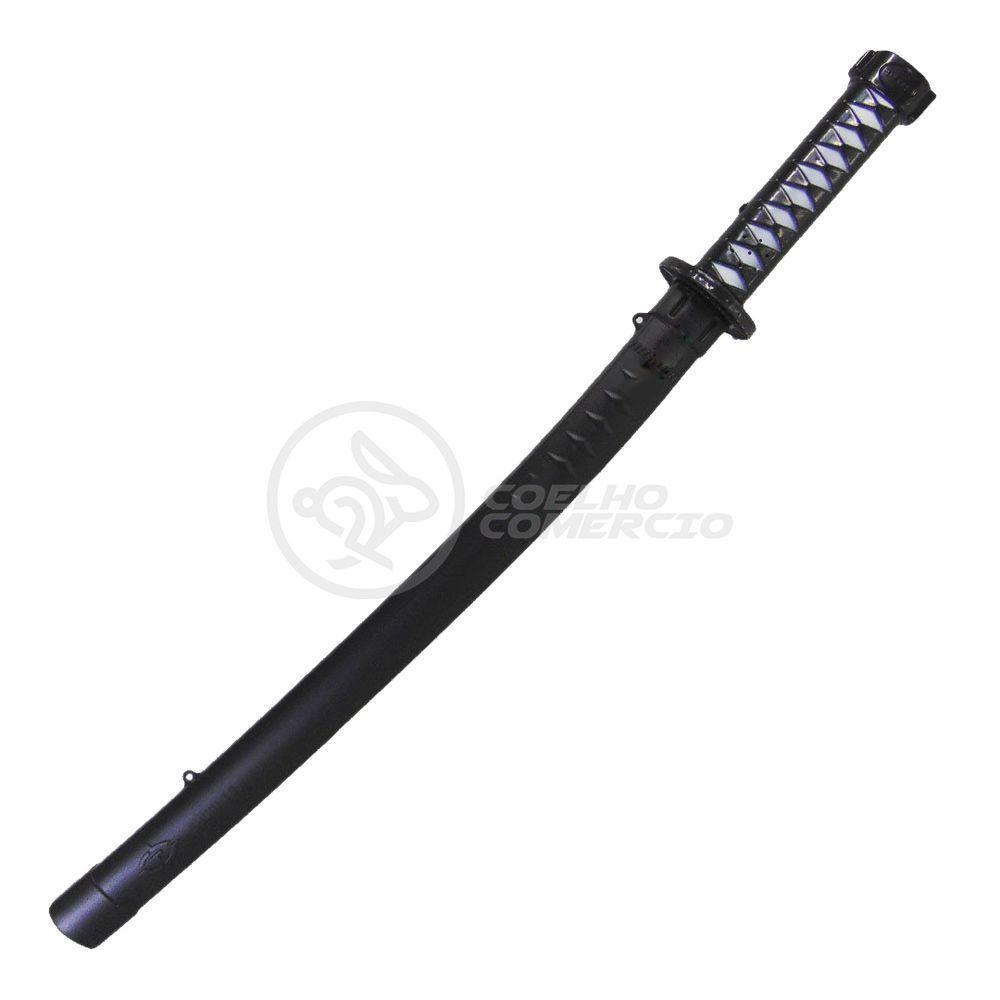Sabre Ninja Brinquedo Som E Led Luz - Preto - 4