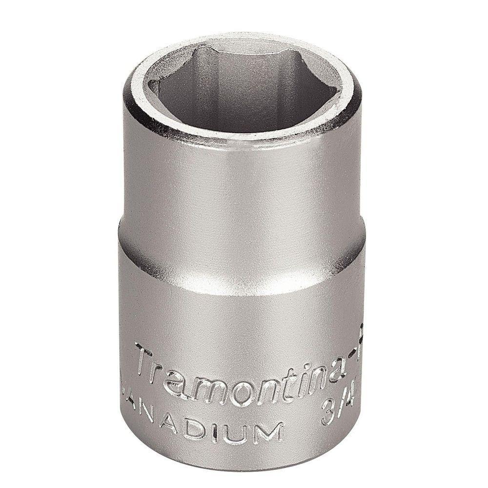 Soquete Sextavado Em Aço Cromo Vanádio 21 Mm - Encaixe 3/4" Tramontina Pro Tramontina - 1