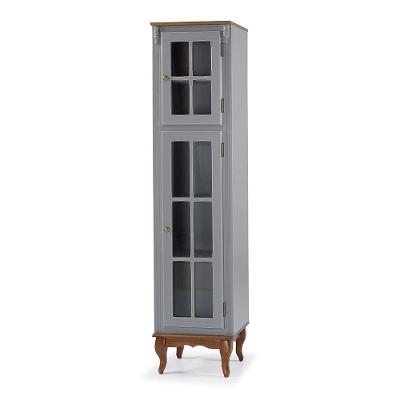 Paneleiro de Cozinha com 2 Portas Laca Cinza