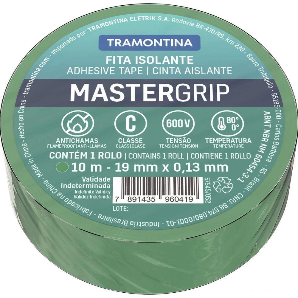 Fita Isolante Classe C 0,13x19 Mm Tramontina Verde 10 M Tramontina - 1