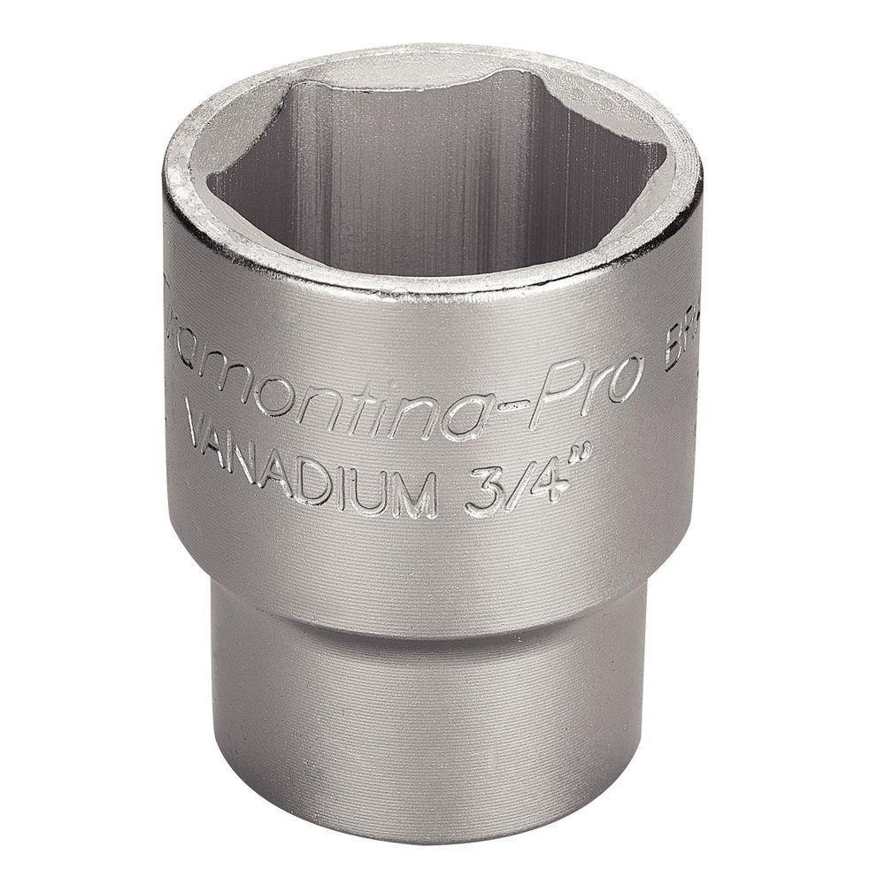 Soquete Sextavado Em Aço Cromo Vanádio 38 Mm - Encaixe 3/4" Tramontina Pro Tramontina - 1