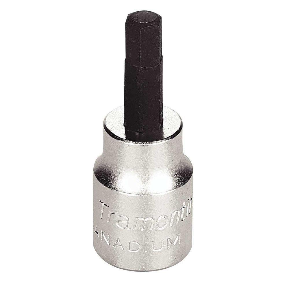 Soquete Em Aço Cromo Vanádio Ponta Hexagonal 6 Mm - Encaixe 3/8" Tramontina Pro Tramontina - 1
