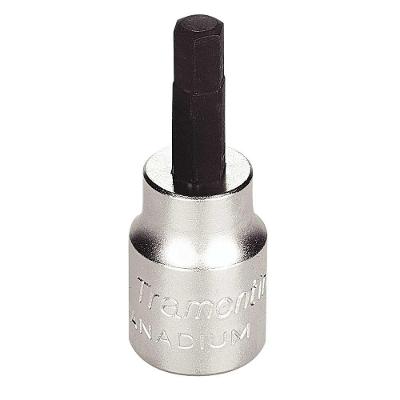 Soquete Em Aço Cromo Vanádio Ponta Hexagonal 6 Mm - Encaixe 3/8" Tramontina Pro Tramontina