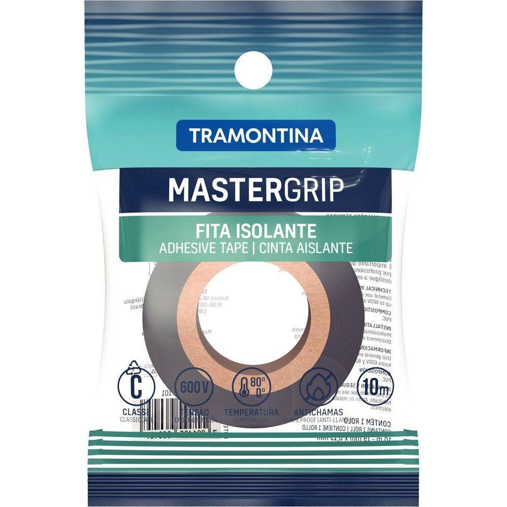 Fita Isolante Classe C 0,13x19 Mm Tramontina Preta 10 M Com Embalagem Flow-pack Tramontina - 1