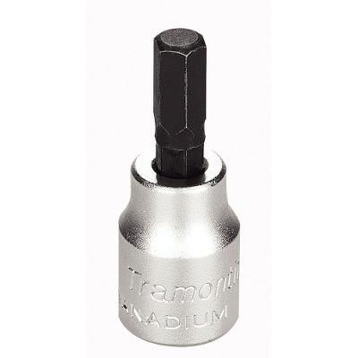 Soquete Em Aço Cromo Vanádio Ponta Hexagonal 7 Mm - Encaixe 3/8" Tramontina Pro Tramontina