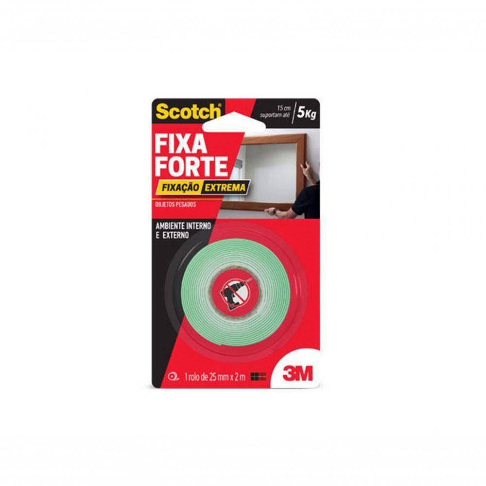 Fita Dupla Face 3M Fixa Forte Extreme 24Mmx2M - 1