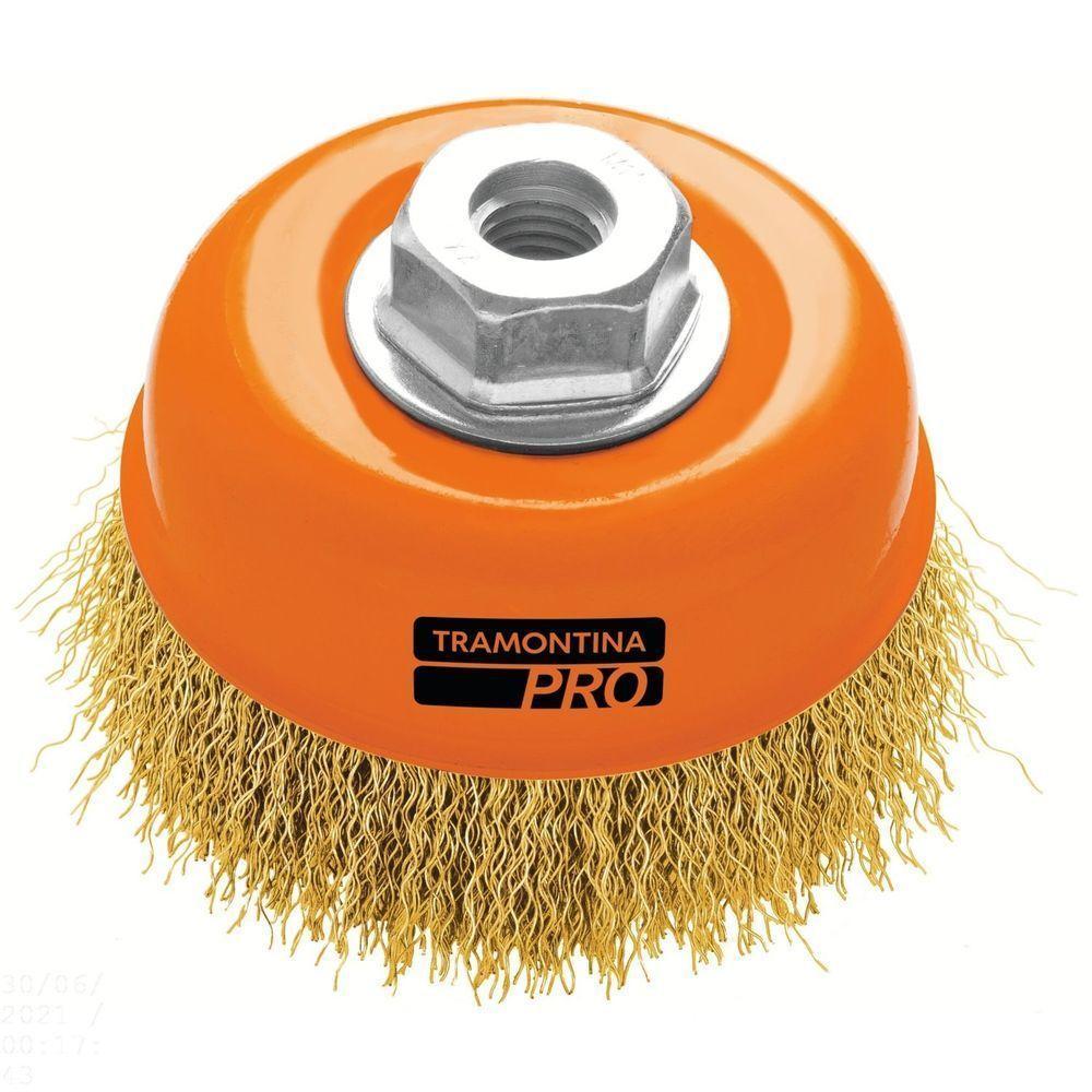 Escova Tipo Copo Arame Ondulado 2.1/2'' Tramontina Pro Tramontina - 1