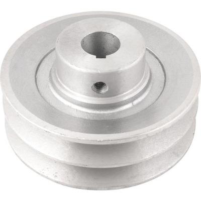 Polia Alumínio 2 Canais Perfil A 100mm Com Furo 3/4" Vonder