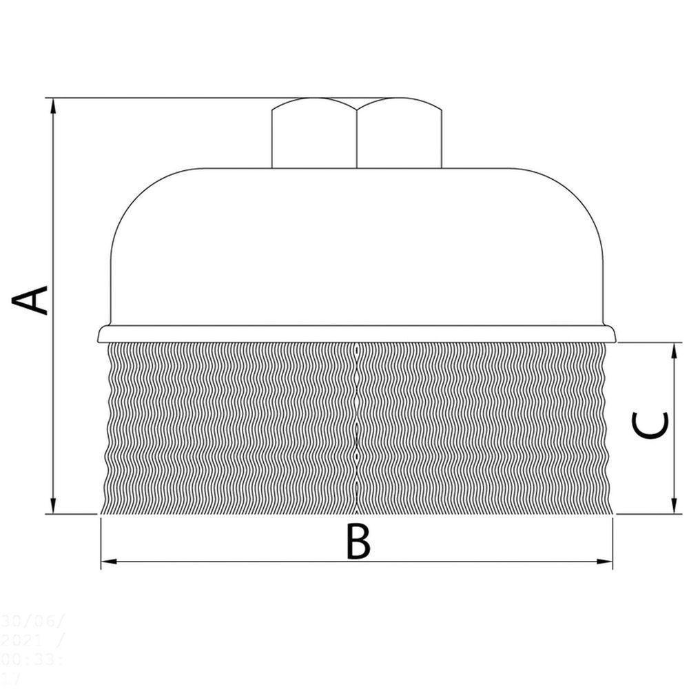 Escova Tipo Copo Arame Ondulado 2.1/2'' Tramontina Pro Tramontina - 2