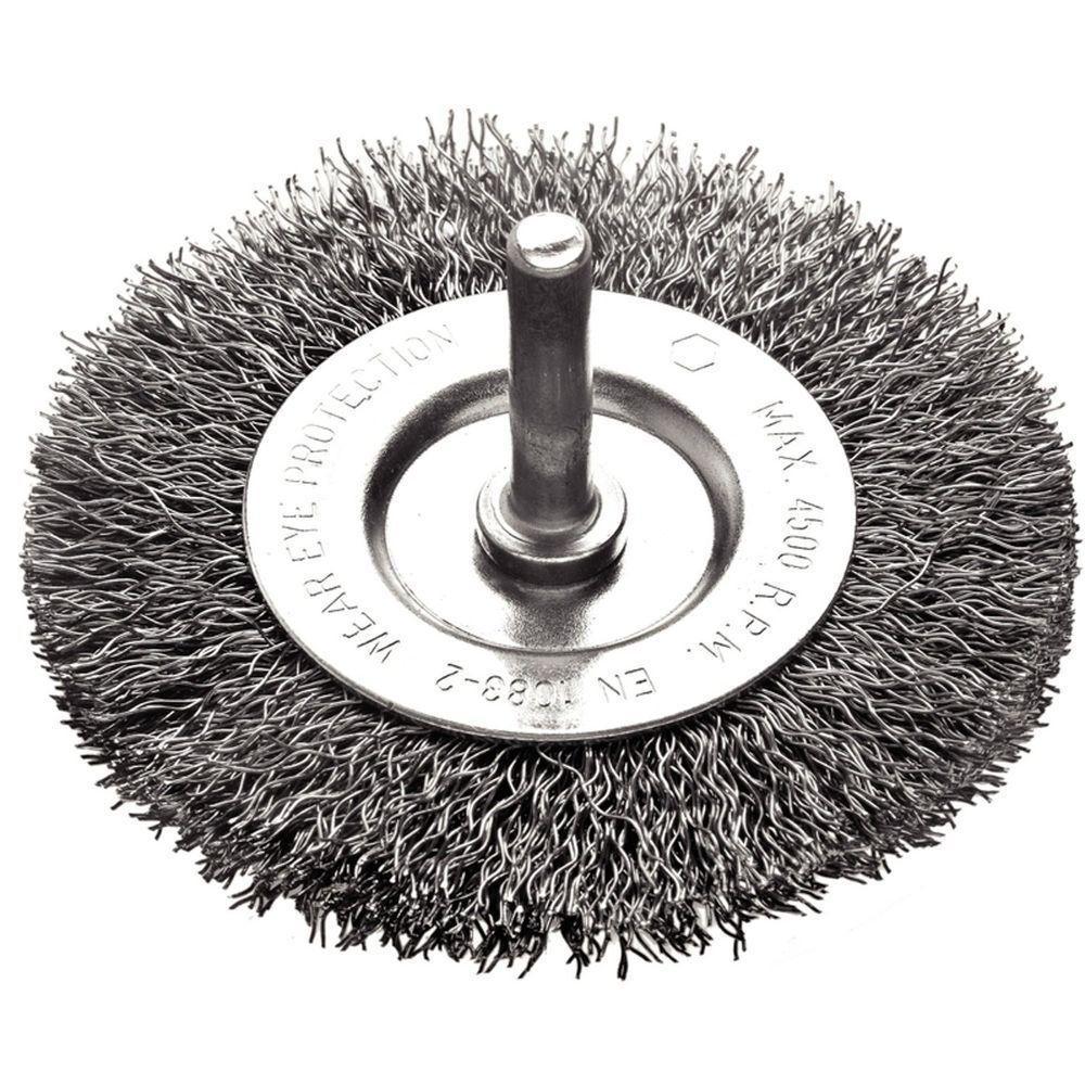 Escova Circular Arame Ondulado Com Haste 3x1/4'' Tramontina Pro Tramontina - 1