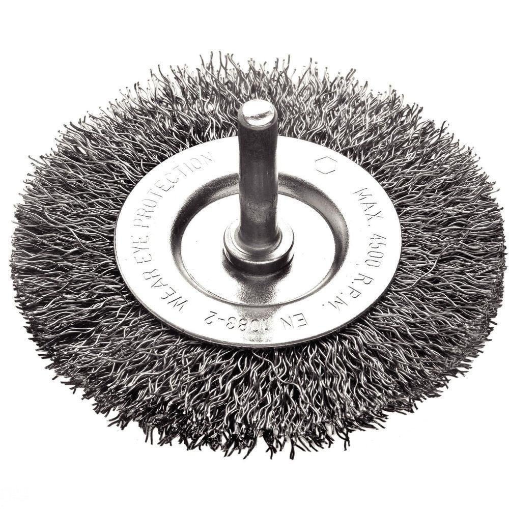 Escova Circular Arame Ondulado Com Haste 2x1/4'' Tramontina Pro Tramontina - 1