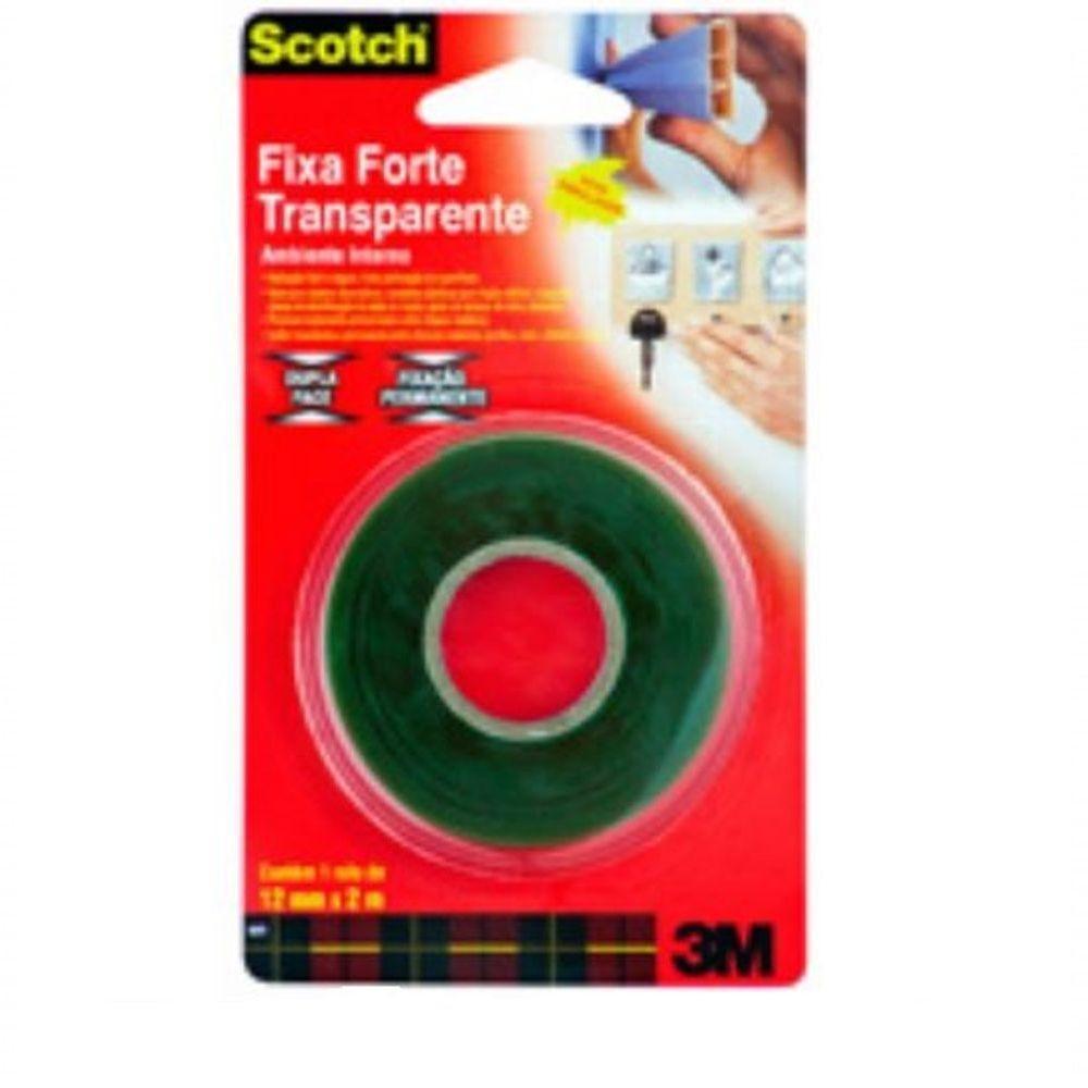 Fita Dupla Face Fixa Forte 3M 12X2Mt - 1
