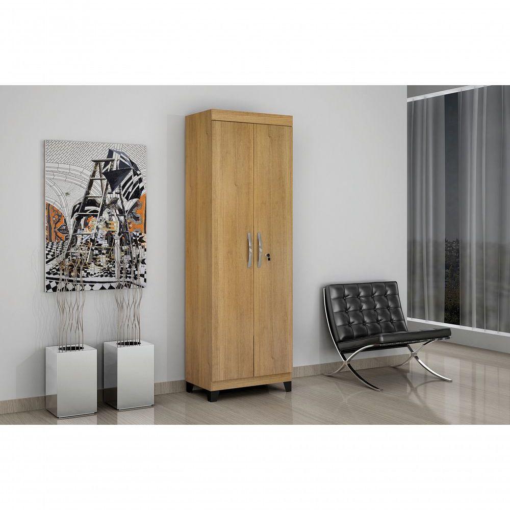 Armario Multiuso Asteca 2 Portas Com Chave Cinamomo - 2