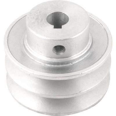 Polia Alumínio 2 Canais Perfil A 70mm Com Furo 14mm - Vonder