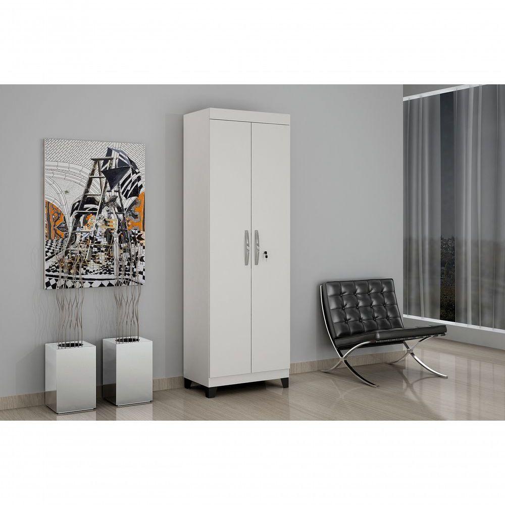 Armario Multiuso Asteca 2 Portas Com Chave Valdemoveis - 2