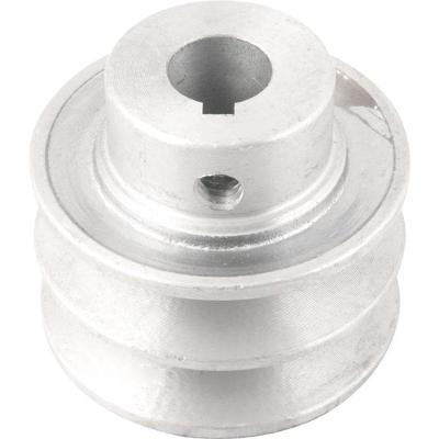 Polia Alumínio 2 Canais Perfil A 60mm Com Furo 5/8" - Vonder