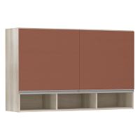 Armário 120cm 2 Portas C/Nicho Lis Legno Crema C/Gaia - 1