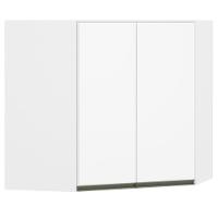 Armário Perola Canto Diagonal 2 Portas Luciane Branco Polar - 1