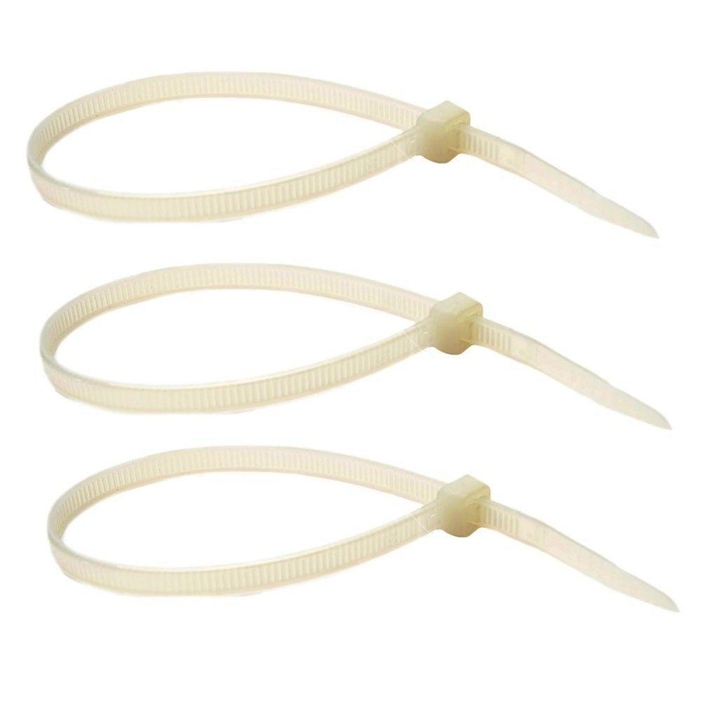 Abraçadeira de Nylon Branco 50 Uni 380mm X 4.8mm - 2