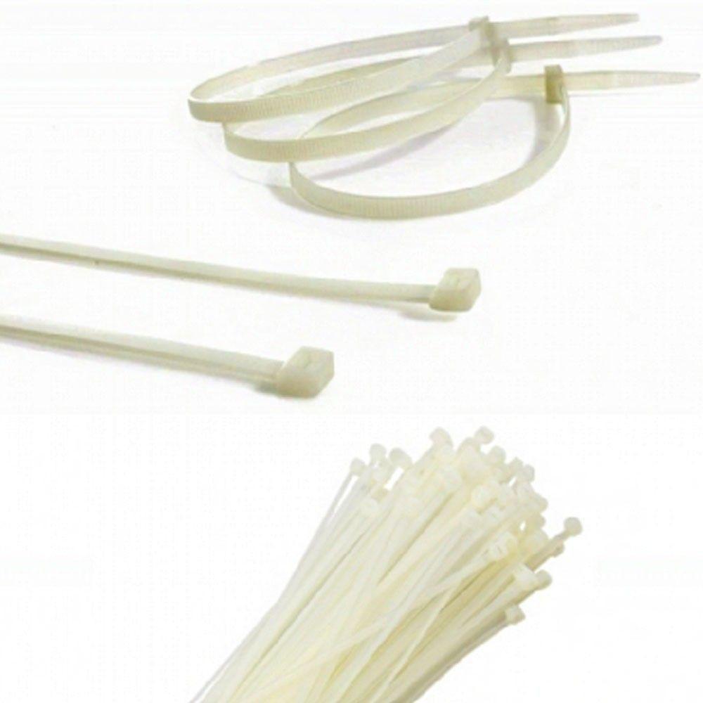 Abraçadeira de Nylon Branco 50 Uni 380mm X 4.8mm - 6