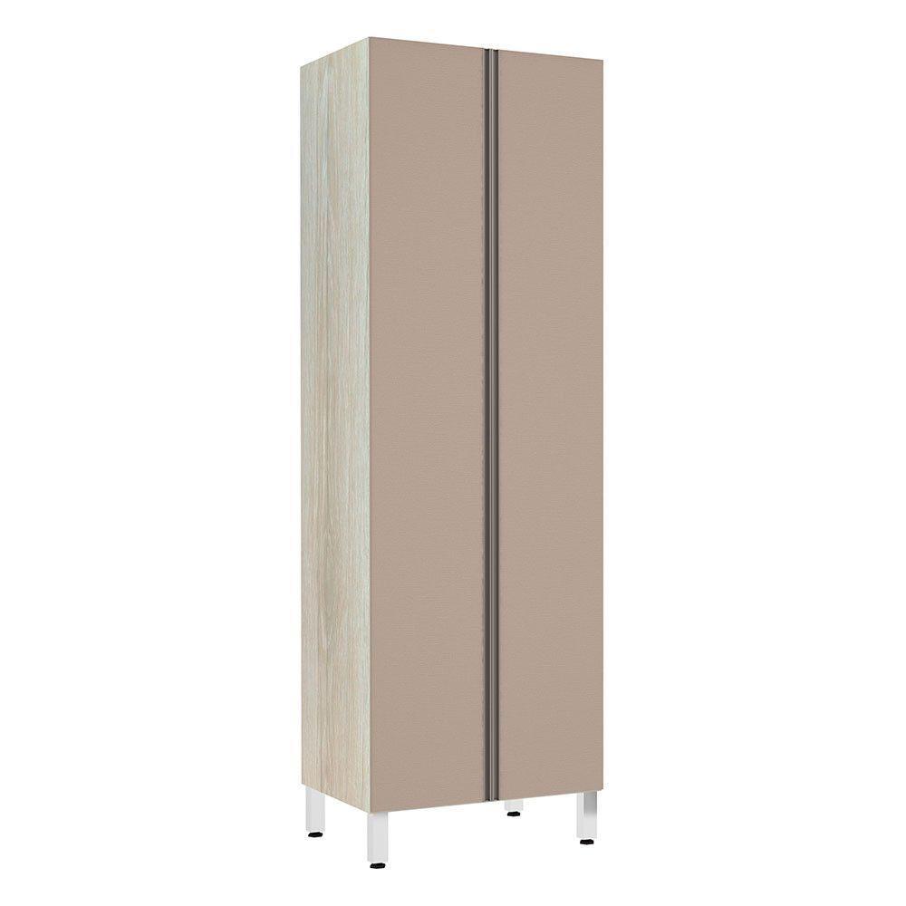 Paneleiro 70Cm Duplo 2 Portas Luci Legno Crema Com Connect - 1