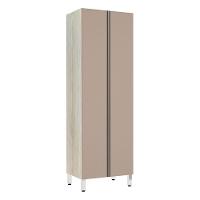 Paneleiro 70Cm Duplo 2 Portas Luci Legno Crema Com Connect - 1