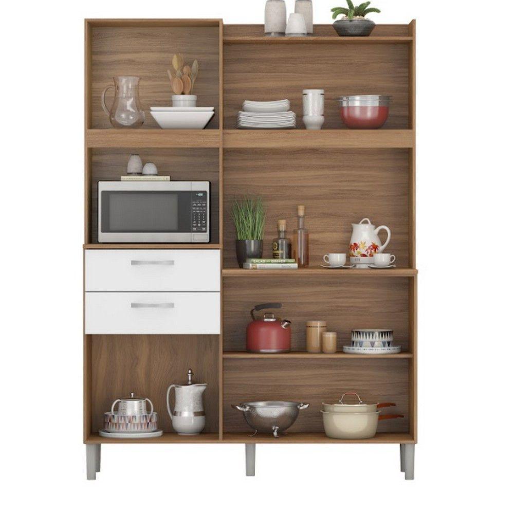 Kit Cozinha Harmonia 6 Portas E 2 Gavetas Touch E Branco - 5