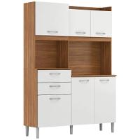 Kit Cozinha Harmonia 6 Portas E 2 Gavetas Touch E Branco - 1