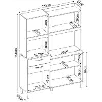 Kit Cozinha Harmonia 6 Portas E 2 Gavetas Touch E Branco - 8