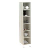 Paneleiro 40Cm 2 Portas Luci Legno Crema Com Branco Polar - 3