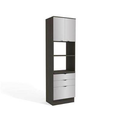 Kit Forno Nox 2 Portas 3 Gavetas Onix/steel 70cm X 52cm