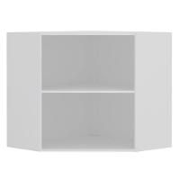 Armário Canto Diagonal 2 Portas Branco Polar - 7