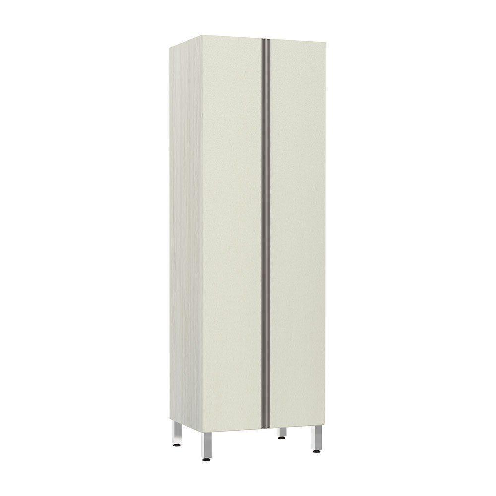 Paneleiro 70Cm Duplo 2 Portas Luci Legno Crema Com Kashmir - 1