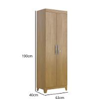 Armario Multiuso Asteca 2 Portas Com Chave Valdemoveis - 3