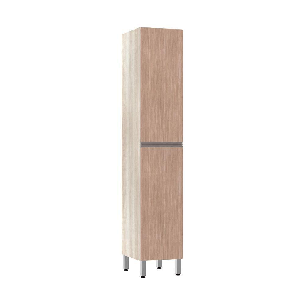 Paneleiro Luciane 40Cm 2 Portas Luci Legno Crema Com Cumaru - 1