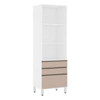 Paneleiro Torre 70Cm Prata Pérola Branco Com Connect - 5